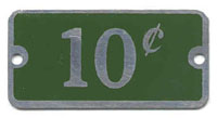 10c Coin Tag