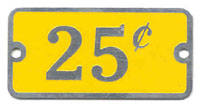 25c Coin Tag